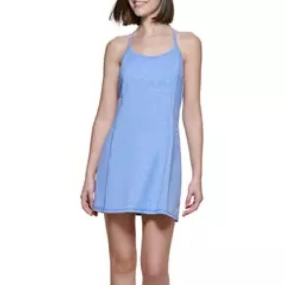 Calvin Klein Performance Women's Halter Peached Space Dye Sport Dress  NWT - Picture 2 of 12